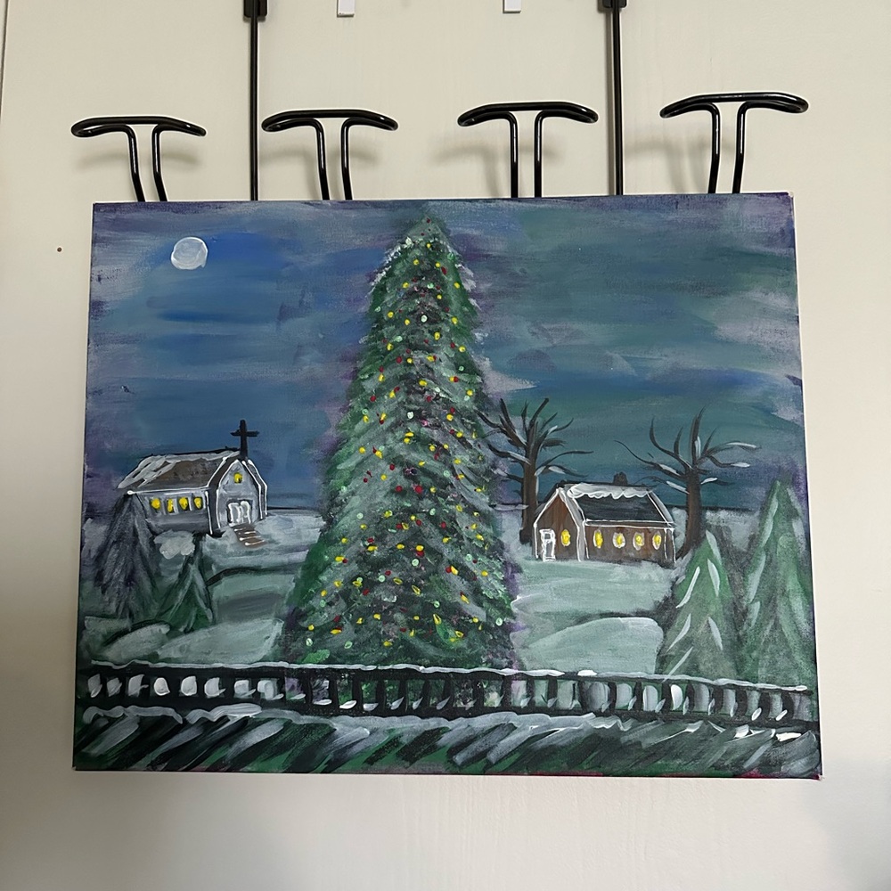 Christmas Themed Painting 20 x 16
